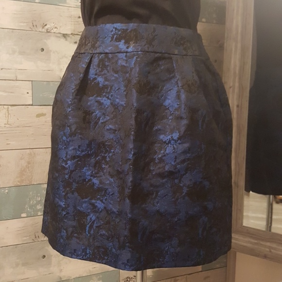 Twik Black & Royal Skirt - Picture 2 of 2